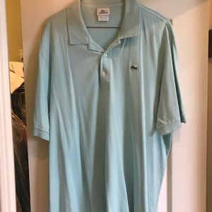 Men's Lacoste polo shirt size Large.